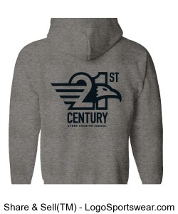 Gildan Adult Heavy Blend Full Zip Hooded Sweatshirt Design Zoom
